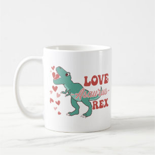 Taza De Café Love-Asaurus Rex Funny