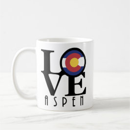 Taza De Café LOVE Aspen Colorado 11oz