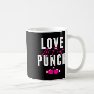 Taza De Café Love At First Punch Girl Kickboxing Cardio Workout