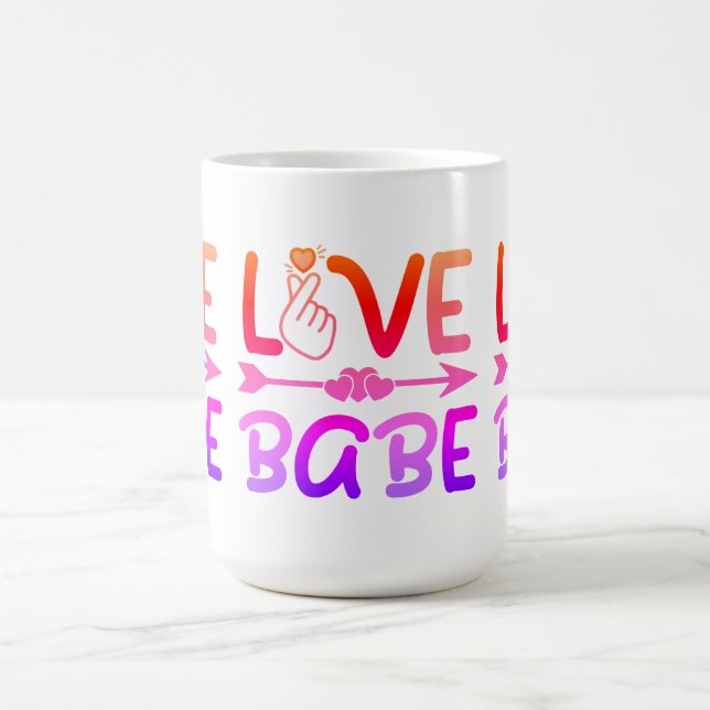 Taza De Café Love Babe (Centro)