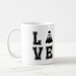 Taza De Café Love Badminton