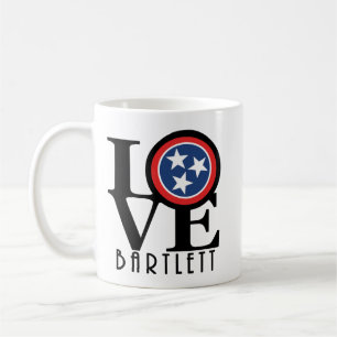 Taza De Café LOVE Bartlett Tennessee 11ozMug
