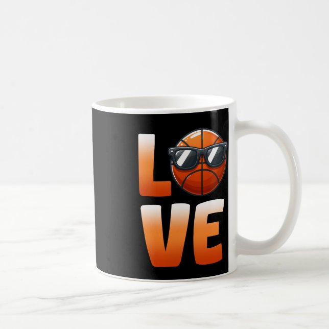 Taza De Café Love Basketball (Derecha)