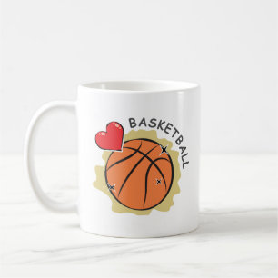Taza De Café Love Basketball T-Shirt