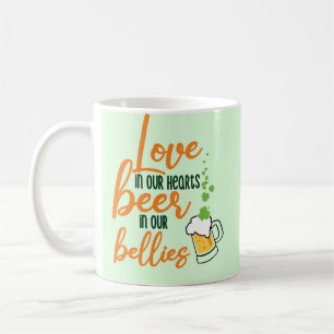 Taza De Café Love & Beer St. Patrick's Day Fun-61146 Hoodie