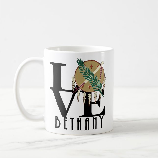 Taza De Café LOVE Bethany Oklahoma 11oz (Izquierda)