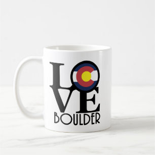 Taza De Café LOVE Boulder CO 11oz