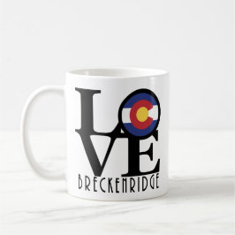 Taza De Café LOVE Breckenridge 11oz