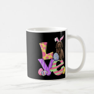 Taza De Café Love Bunny Sus Spaniel Dog Eggs Pascua