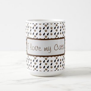 Taza De Café Love Cats Coffee Mug