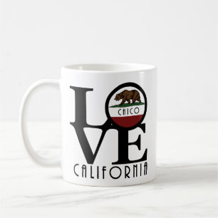 Taza De Café LOVE Chico California 11oz