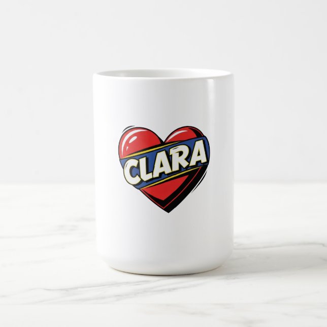 Taza De Café Love Clara (Centro)
