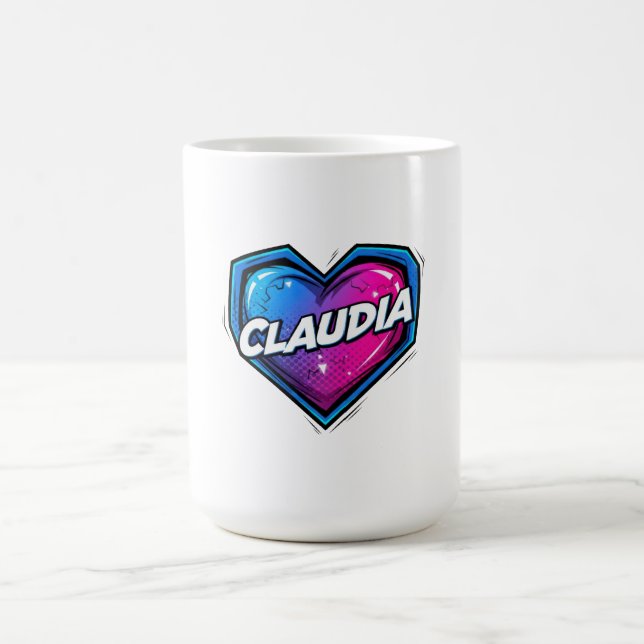 Taza De Café Love Claudia (Centro)
