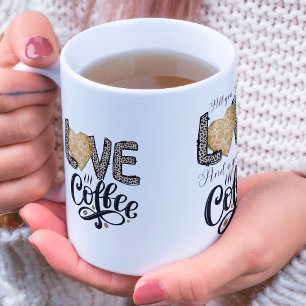 Taza De Café Love Coffee citas graciosas y lindas para ella