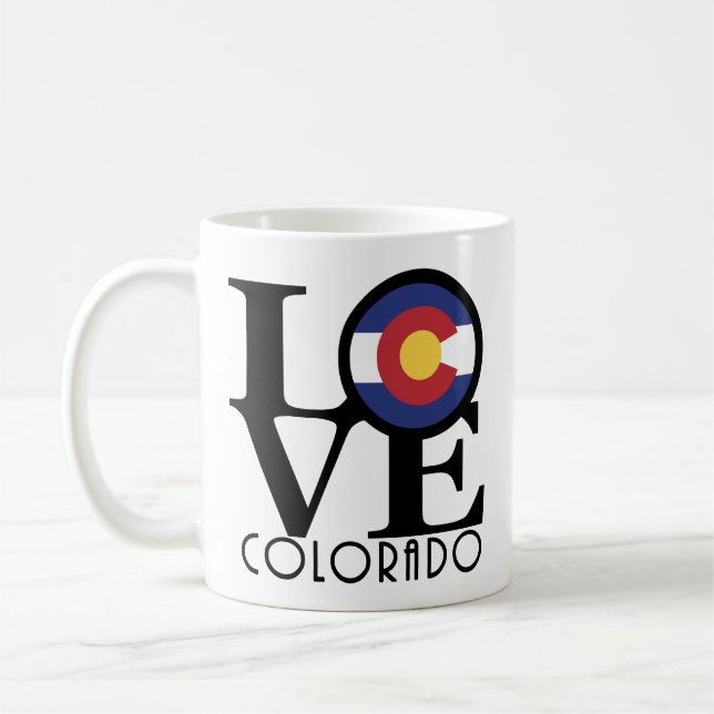 Taza De Café LOVE Colorado 11oz (Izquierda)
