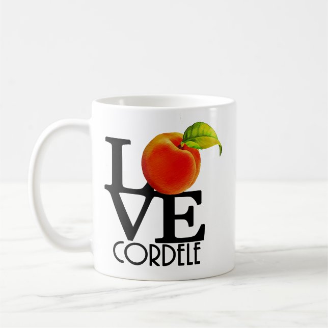 Taza De Café LOVE Cordele Georgia 11oz (Izquierda)