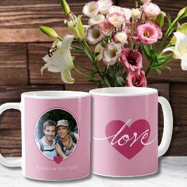 Taza De Café LOVE Couples Photo Mug