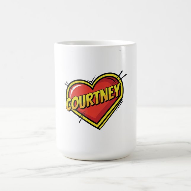 Taza De Café Love Courtney (Centro)