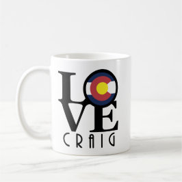 Taza De Café LOVE Craig Colorado 11oz