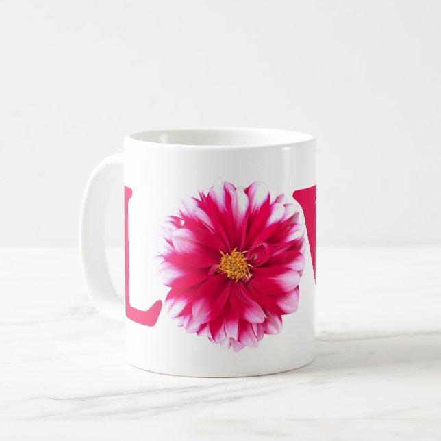 Taza De Café Love Dahlia (Anverso izquierdo)