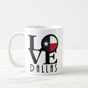 Taza De Café LOVE Dallas 11oz