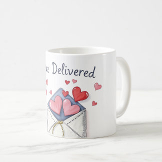 Taza De Café Love Delivered Mug