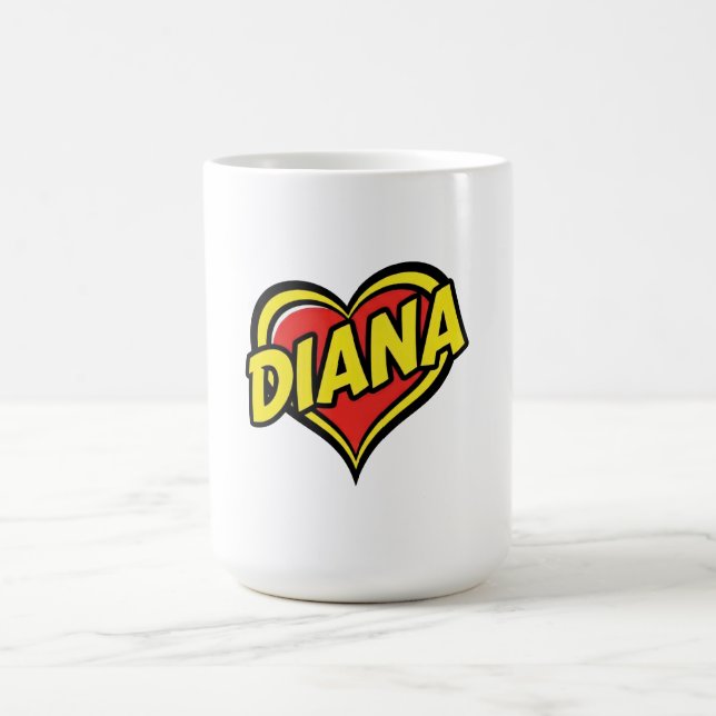 Taza De Café Love Diana (Centro)
