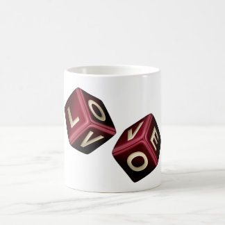 Taza De Café love dice