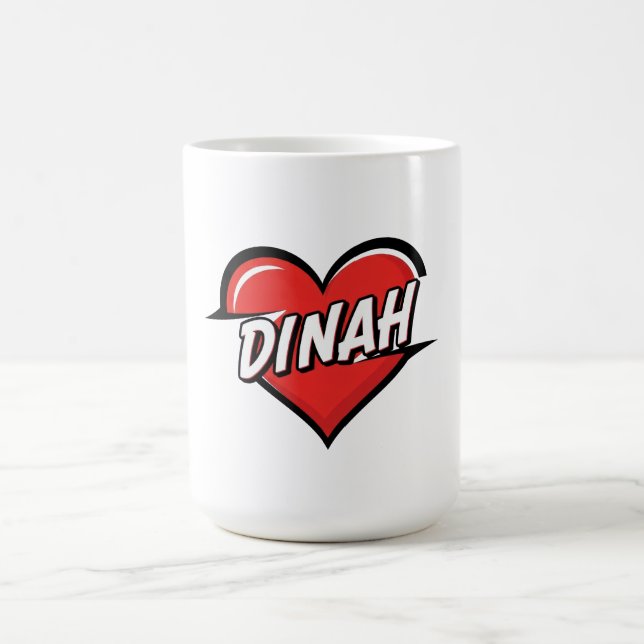 Taza De Café Love Dinah (Centro)