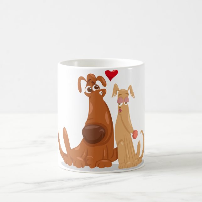 Taza De Café Love Dogs Mug (Centro)