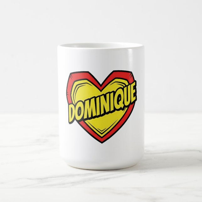 Taza De Café Love Dominique (Centro)