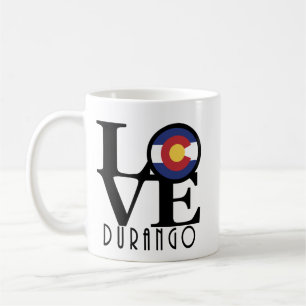 Taza De Café LOVE Durango Colorado 11oz