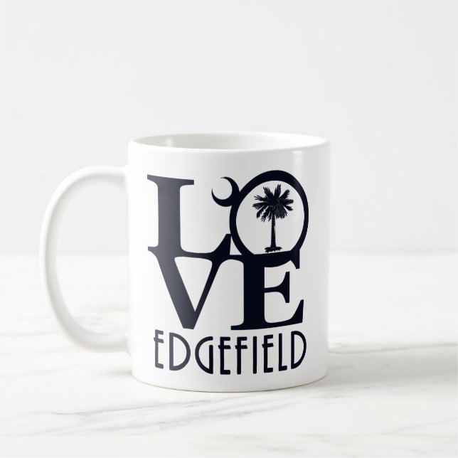 Taza De Café LOVE Edgefield SC (Izquierda)