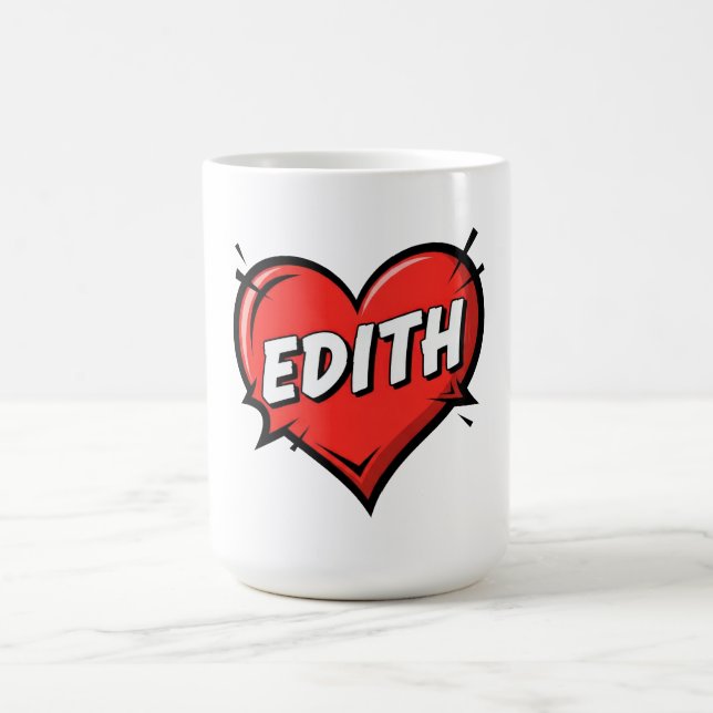 Taza De Café Love Edith (Centro)