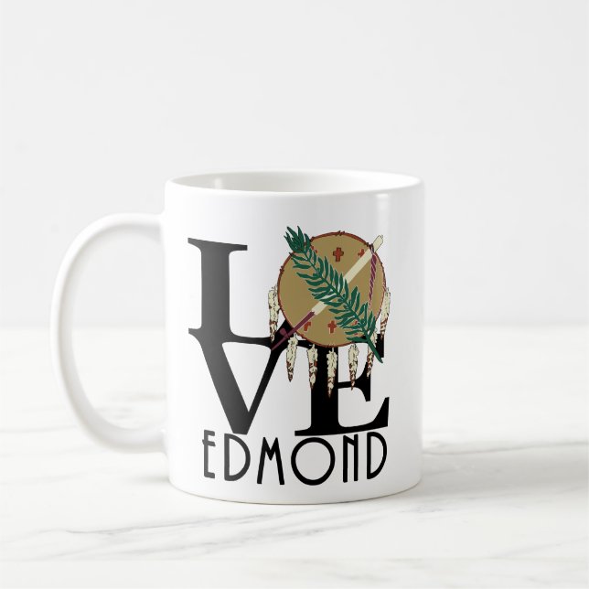 Taza De Café LOVE Edmond Oklahoma 11oz (Izquierda)