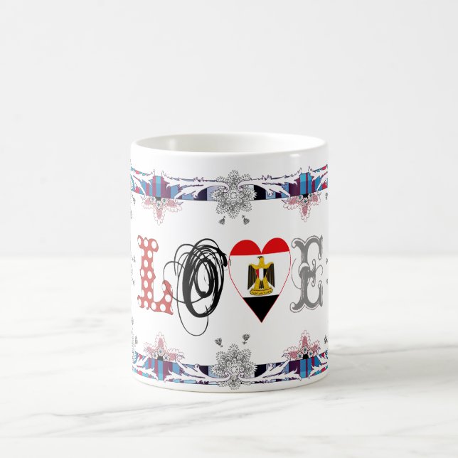 Taza De Café Love Egypt (Centro)