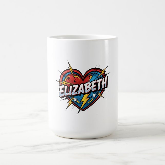 Taza De Café Love Elizabeth (Centro)