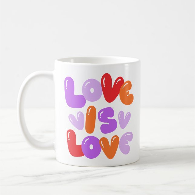 Taza De Café Love es love (Izquierda)