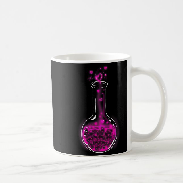 Taza De Café Love Formula Cats Lovers Cat Lab Lady Valentines  (Derecha)