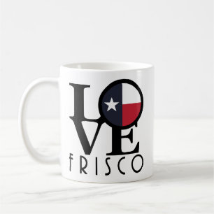 Taza De Café LOVE Frisco Texas 11oz