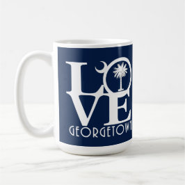 Taza De Café LOVE Georgetown (Grande)