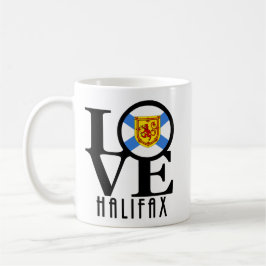 Taza De Café LOVE Halifax Nova Scotia 11oz