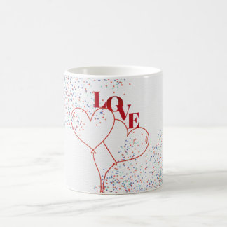 Taza De Café Love Heart Balloons