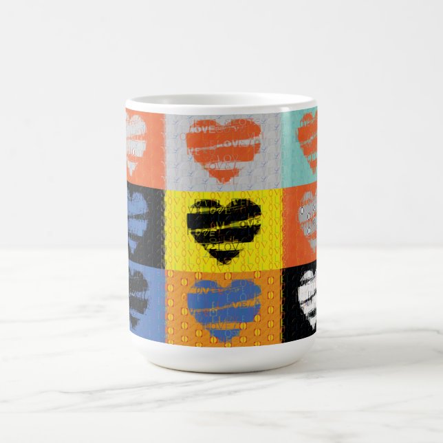 Taza De Café Love Heart Mugs (Centro)
