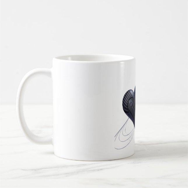 Taza De Café Love Hearts Bebe Mug (Izquierda)