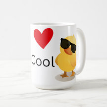 Taza de café Love is Cool