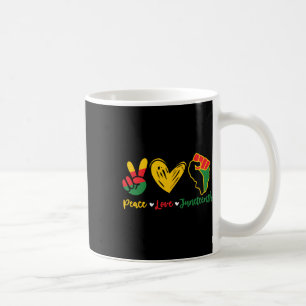 Taza De Café Love Junetdecis Black Pride Freedom 4 De Julio Wo