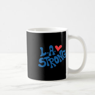 Taza De Café Love La Heart Los Angeles Strong Support