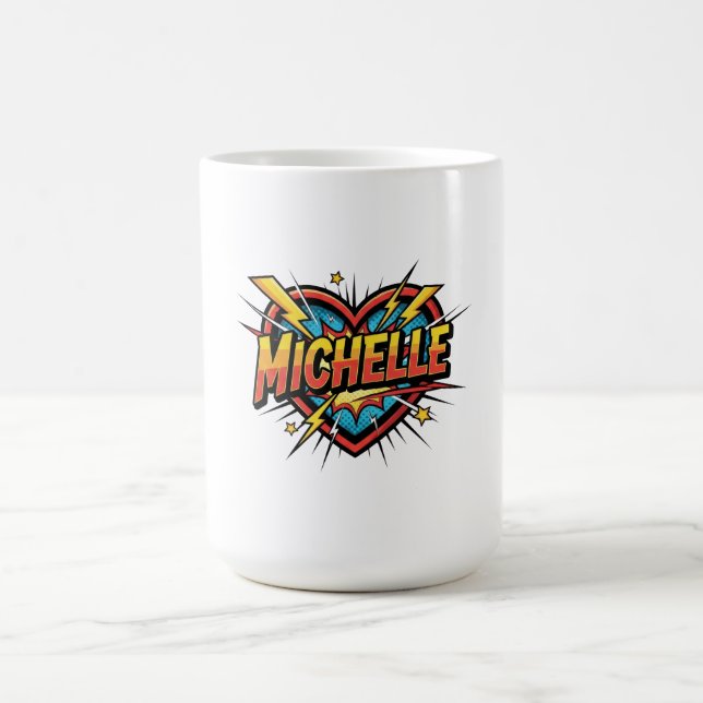 Taza De Café Love Michelle (Centro)