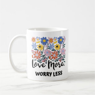 Taza De Café Love More Floral Mug